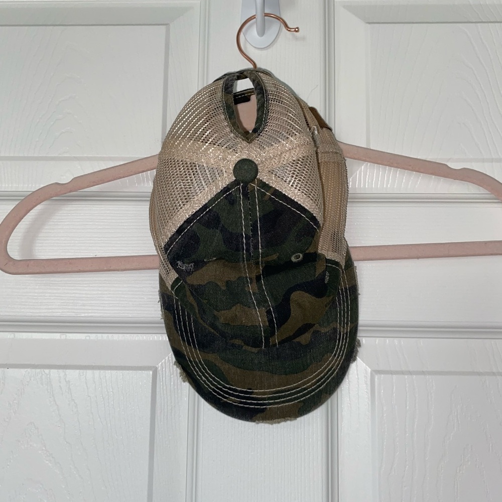 C.C Camouflage “Pony tail” Baseball Cap